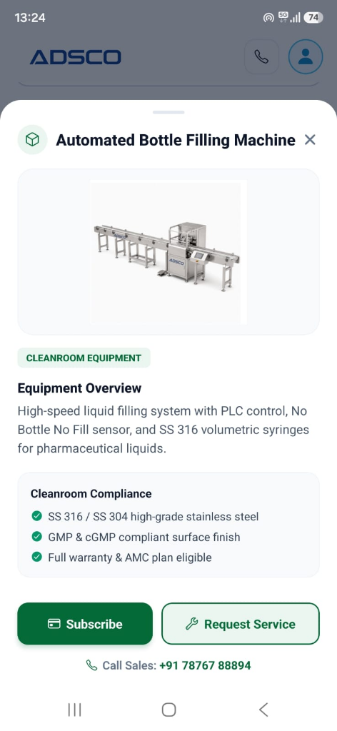 Automated Bottle Filling Machine Specs